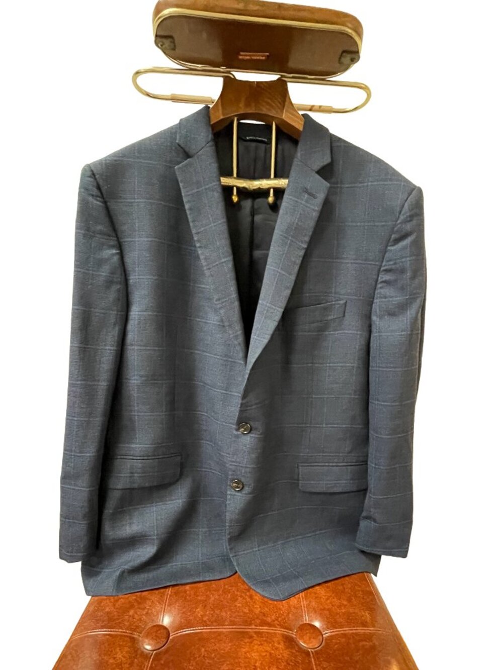 Ralph by Ralph Lauren Wool Windowpane Sport Coat Men’s 50R